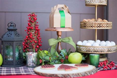 Kids Holiday Dessert Table Ideas