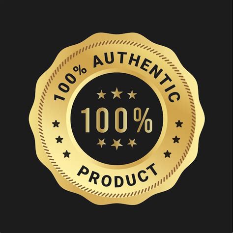 100 Authentic Logo
