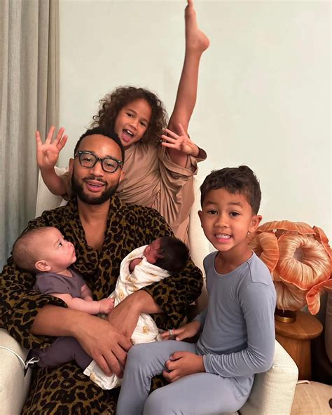 John Legend shares photo with 4 kids after Chrissy Teigen reveals new baby