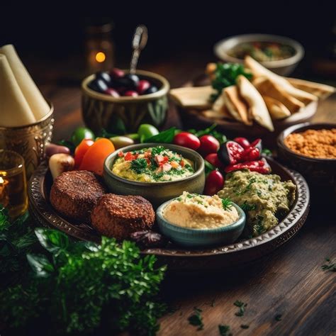 Premium Photo | Photo of food feast spread