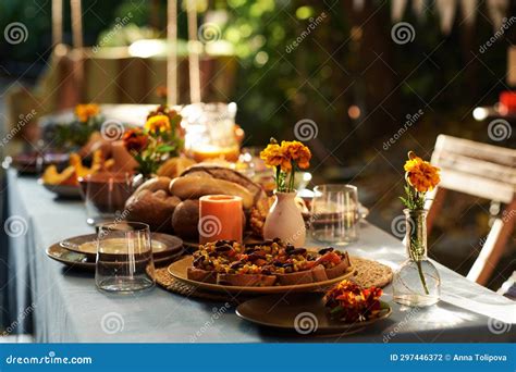 Festive Table for Traditional Holiday Stock Photo - Image of culture ...