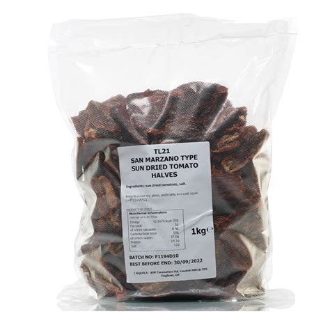 Italian Sun Dried Tomato Halves 1kg (Bag) - GRFineFoods
