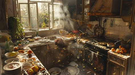 Free Messy kitchen aftermath Image | Download at StockCake