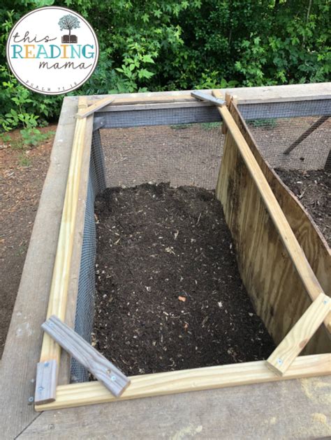 Compost Bin and Chickens - This Reading Mama