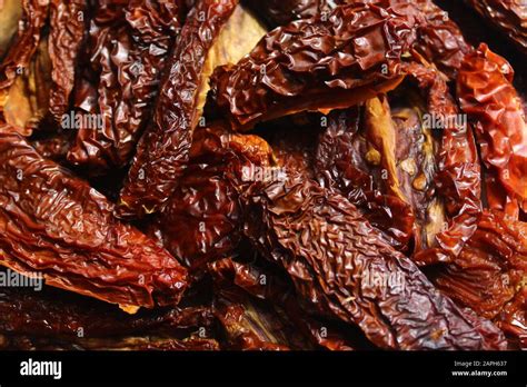 The picture shows dried tomato slices Stock Photo - Alamy