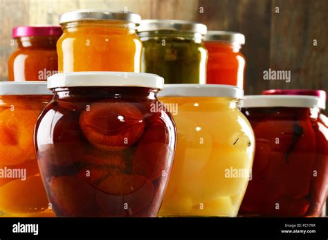 Jars with pickled vegetables Stock Photo - Alamy