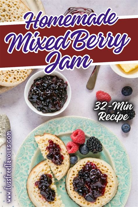 Homemade Mixed Berry Jam Recipe