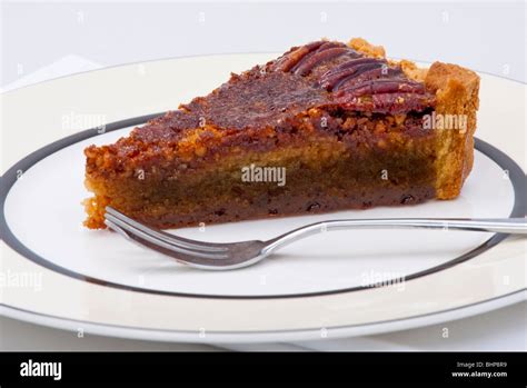 slice of pecan pie Stock Photo - Alamy