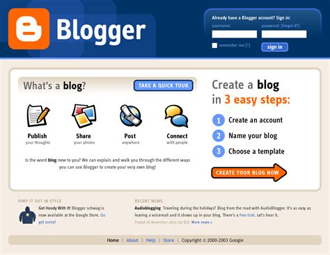Project: Blogger redesign | Stopdesign
