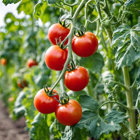 Tomato Garden Vegetable Bed Free Stock Photo - Public Domain Pictures