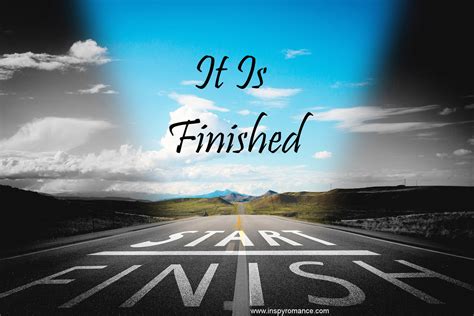 It is Finished