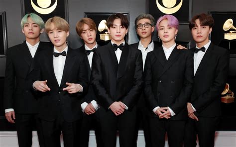 K-Pop band BTS makes Grammy Awards debut, fans lose it on social media ...
