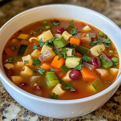 Irresistible Vegetable Minestrone Soup in Just 1 Hour - Wilingga Recipes