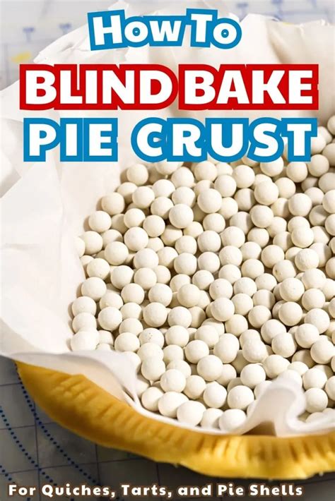 How To Blind Bake Pie Crust