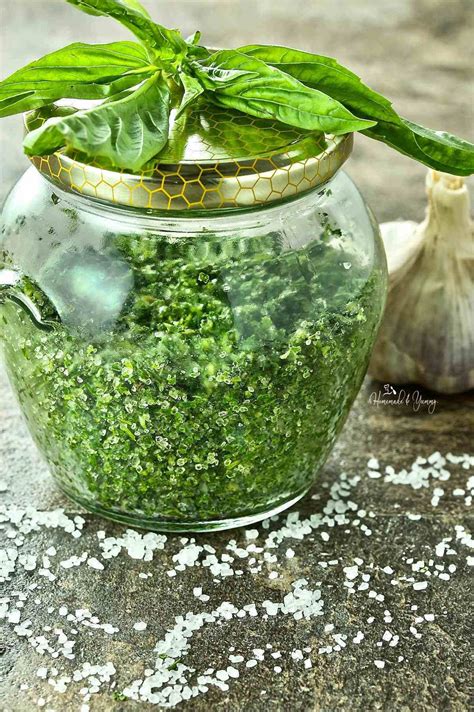 Homemade Fresh Herb Salt | Homemade & Yummy