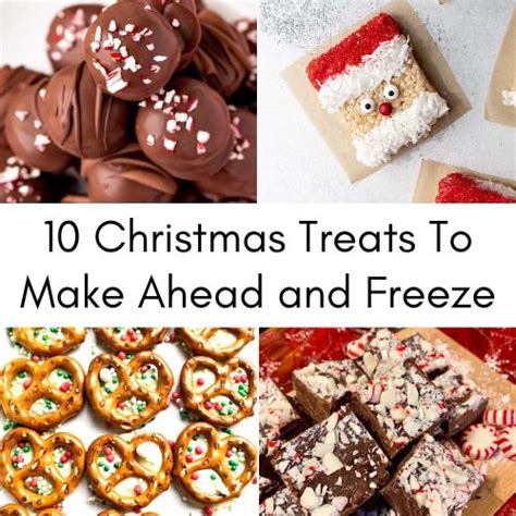 10 Make Ahead Christmas Treats (Recipes You Can Freeze)