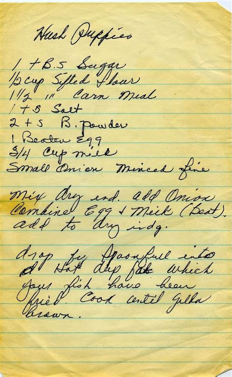 1000+ images about Handwritten recipes on Pinterest | Grandmothers, Old ...