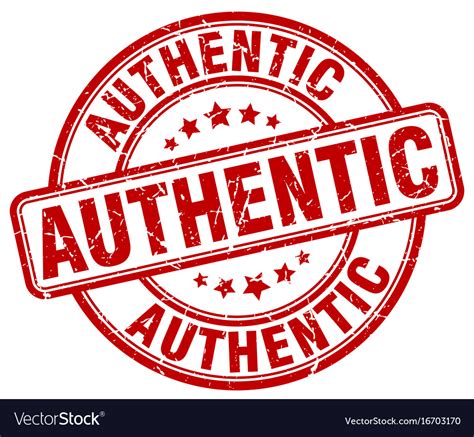 Authentic stamp Royalty Free Vector Image - VectorStock