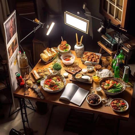 Premium Photo | Photos of food during filming