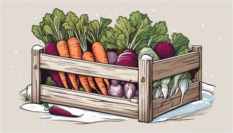 How to properly store root vegetables in a root cellar for winter?
