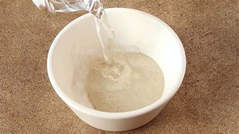 Sourdough Starter Feeding Adding Water Flour Stock Footage Video (100% ...