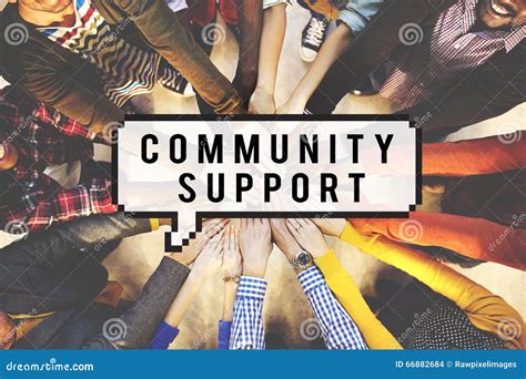 Community Support Connection Togetherness Society Concept Stock Photo ...