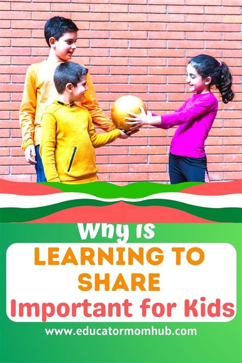 How to Teach Kids Sharing Skills- Benefits and Boundaries — Educator ...