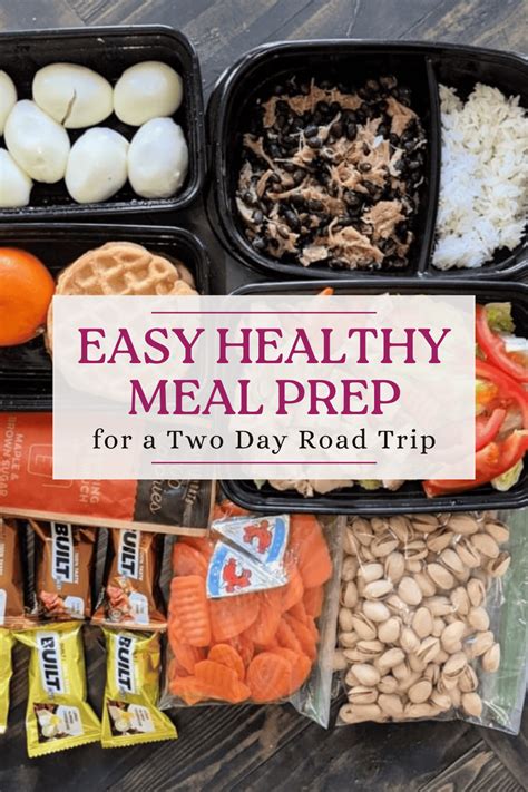 Easy Healthy Meal Prep for a Two Day Road Trip - Health Beet