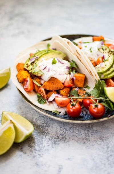 Roasted Sweet Potato Tacos • Salt & Lavender