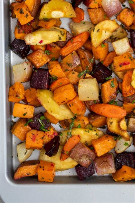 Roasted Root Vegetables - Stephanie Kay Nutrition