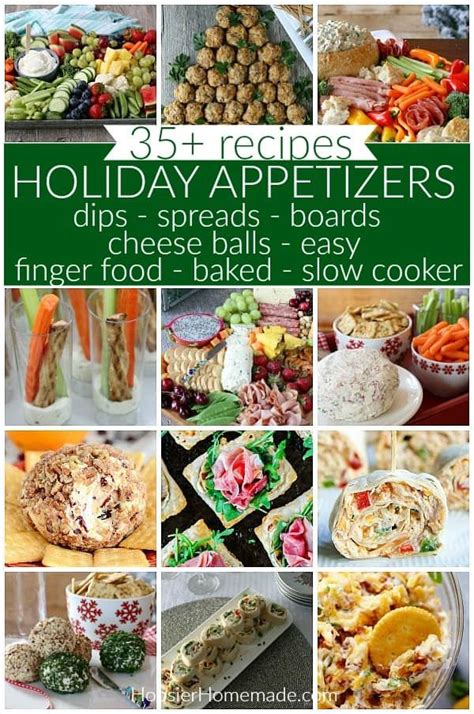 Holiday Appetizers - Hoosier Homemade | Holiday appetizers, Holiday ...