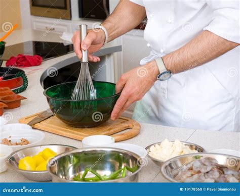 Professional chef hands stock photo. Image of preparation - 19178560