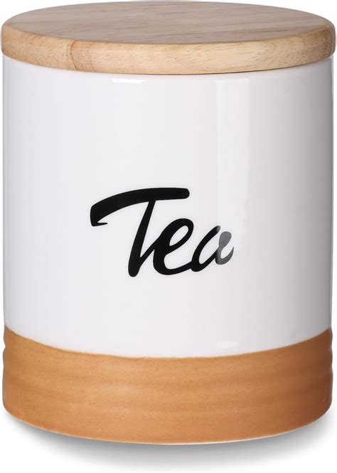 Ceramic Food Storage Containers with Lid,Modern Farmhouse Kitchen Decor ...