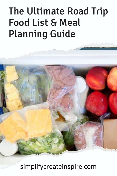 The ultimate road trip food list meal planning guide – Artofit