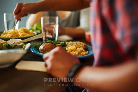 Family Eating Dinner Together - Stock Photos | Prixel Creative