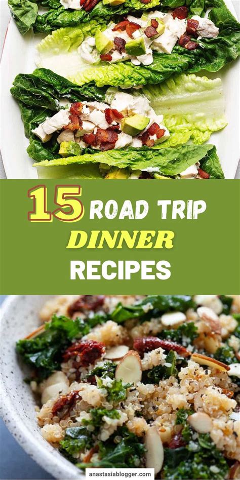 Healthy Road Trip Dinner Recipes - 15 Best Travel Meal Ideas