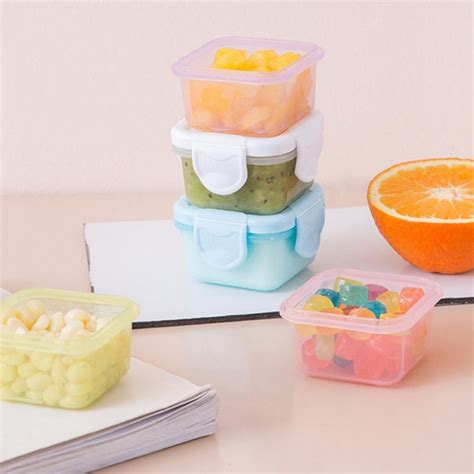 Clearance!!Dispensing Food Box-Round PP Food Storage Box Container ...
