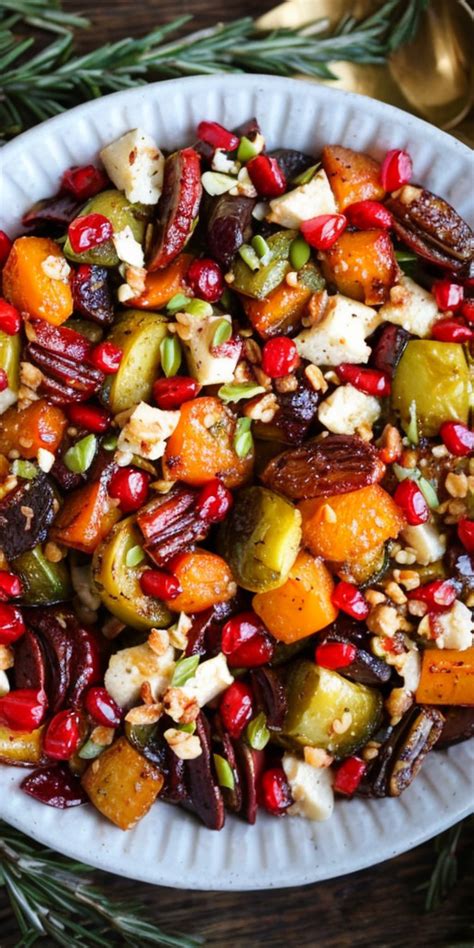Delicious Christmas Side Dish: Roasted Winter Vegetables Recipe ...