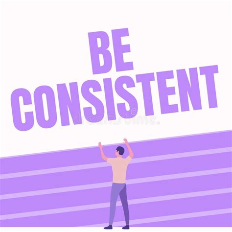 Be Consistent Stock Illustrations – 122 Be Consistent Stock ...