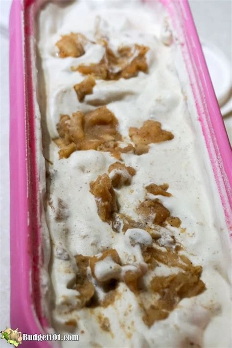 Apple Crisp Ice Cream | Autumn Dessert Recipes by Budget101.com