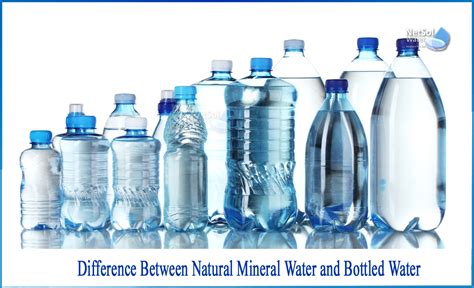 What are the Difference between Natural mineral water and bottled water