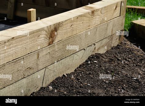 Construction of a Raised Bed Stock Photo - Alamy