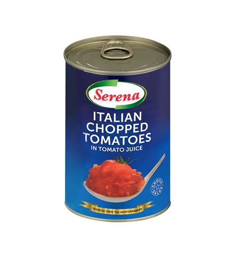 Serena - Canned Chopped Tomatoes - Bounty Foods