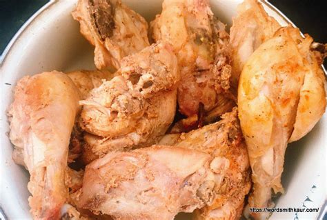 Kadai Chicken Dhaba Style - With Step by Step Pictures