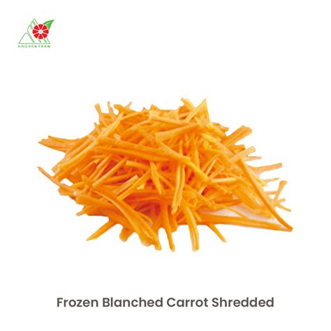 Frozen Blanched Carrot Shreded | Inaexport