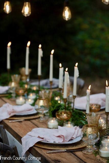 How to create an inspired holiday table setting - French Country Cottage