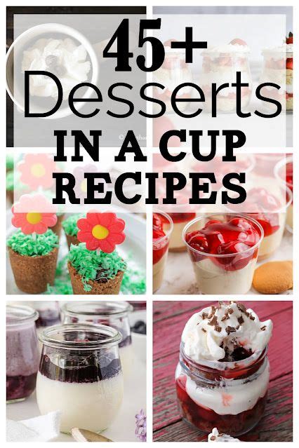 Delicious Make-Ahead Dessert in a Cup Recipes