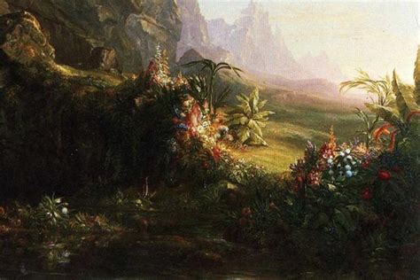 The Voyage of Life: Childhood (detail), 1839 - 1840 - Thomas Cole ...