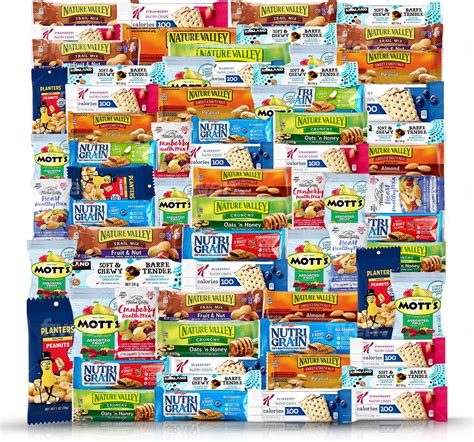 Amazon.com: Healthy Snacks, Care Package 67 Count Premium Healthy Mixed ...