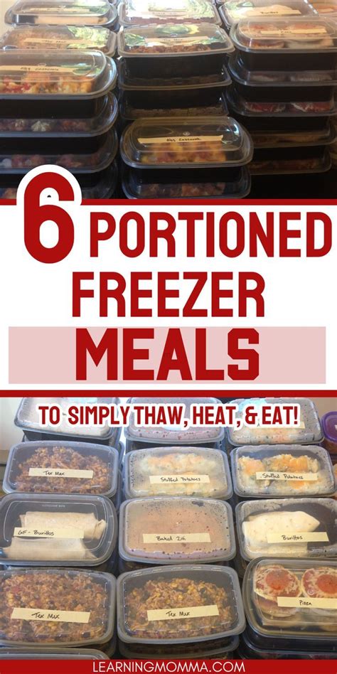 Microwave freezer meals – Artofit